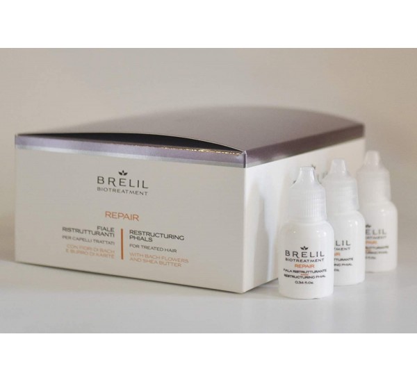 BRELIL Biotreatment Repair serum Възстановяващи ампули за коса 12*10ml